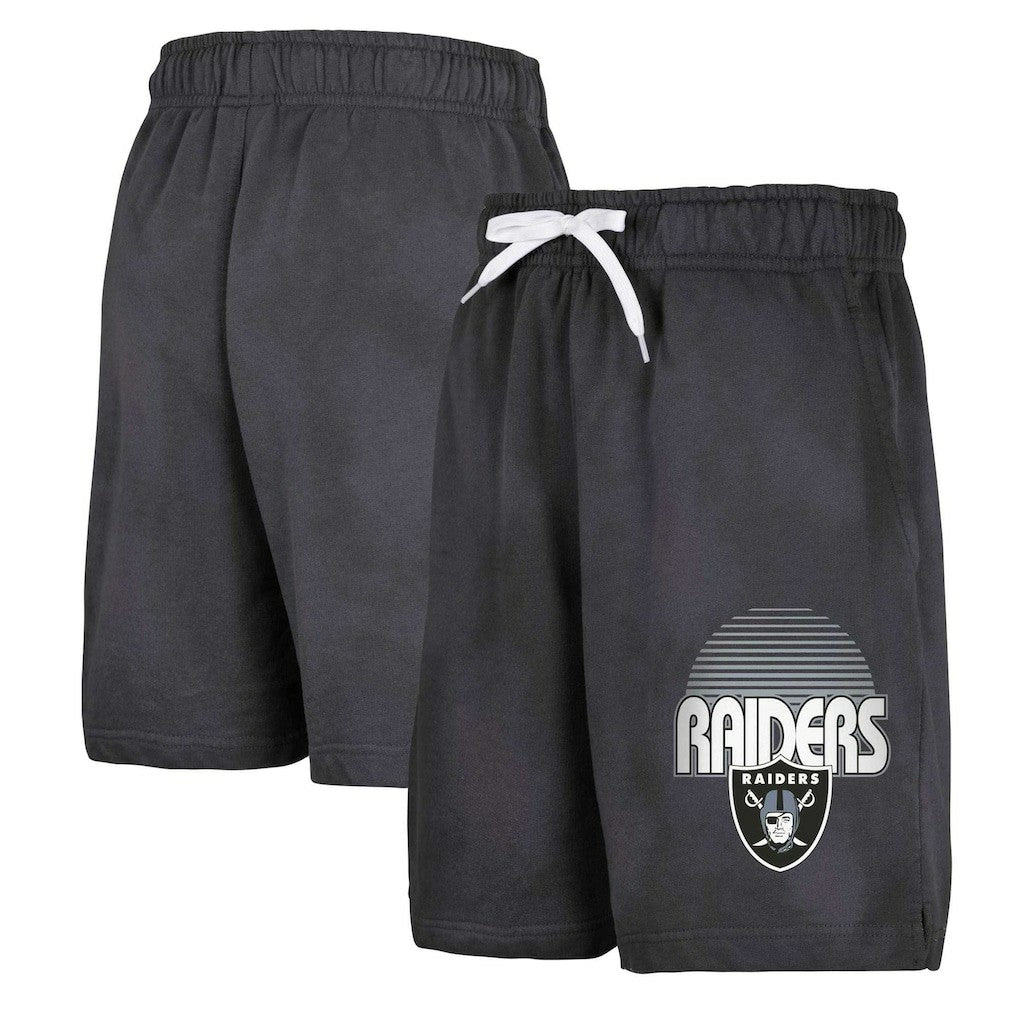 Youth Beach Bum Sun-Bleached French Terry Shorts - Las Vegas Raiders Shorts