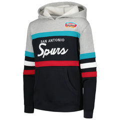 Mitchell & Ness San Antonio Spurs Youth Hardwood Classics Head Coach Pullover Hoodie