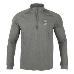Heather Charcoal Boston Red Sox Levelwear City Connect Calibre Insignia Core Quarter-Zip Pullover Top