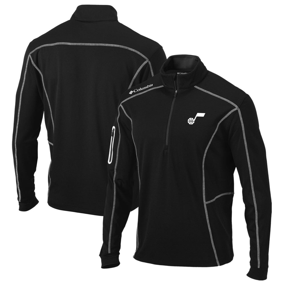 Columbia Utah Jazz Omni-Wick Shotgun Quarter-Zip Pullover Top