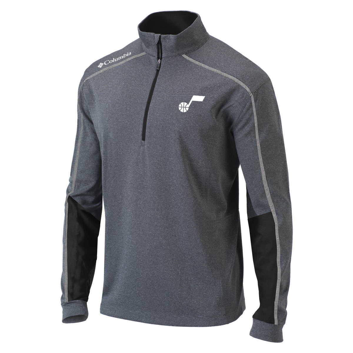 Columbia Utah Jazz Omni-Wick Shotgun 2.0 Quarter-Zip Pullover Top