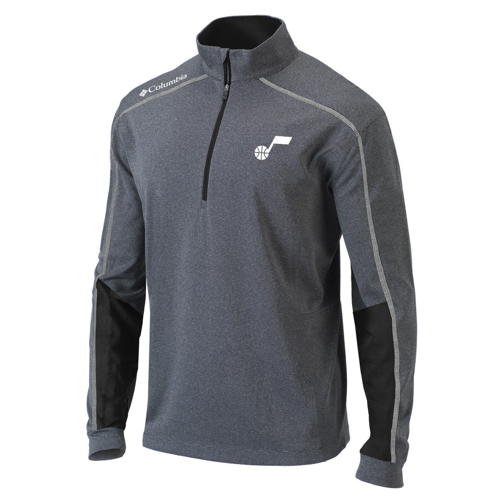 Columbia Utah Jazz Omni-Wick Shotgun 2.0 Quarter-Zip Pullover Top