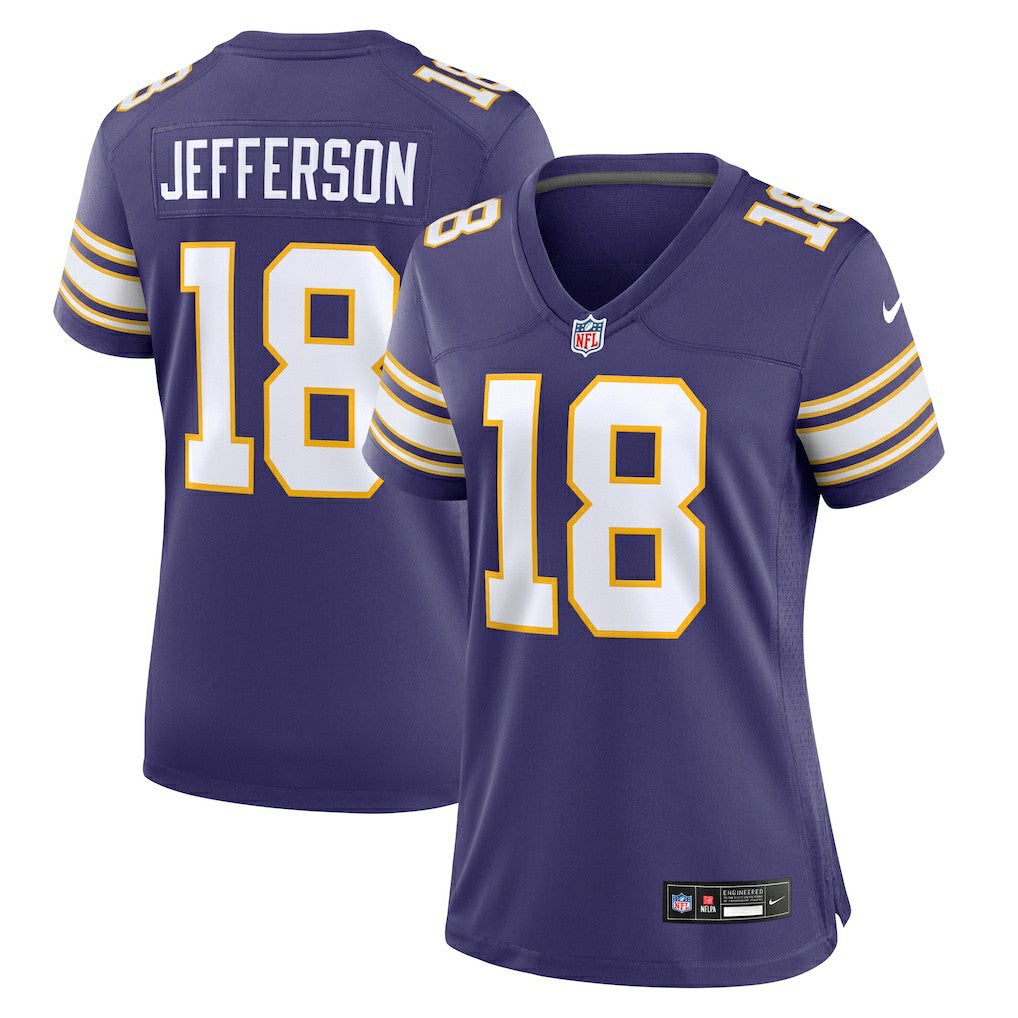 Justin Jefferson  Women's Player Jersey - Minnesota Vikings Jerseys