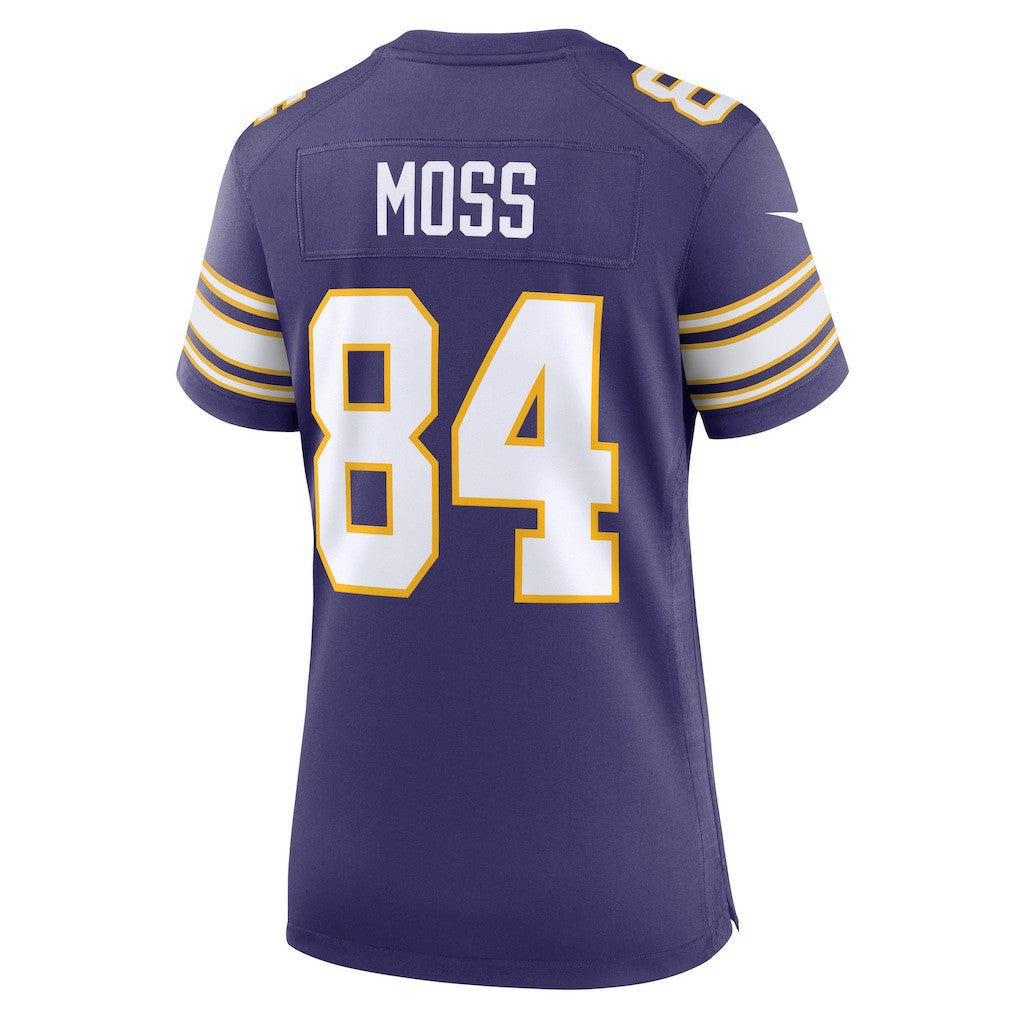 Randy Moss  Women's Classic Retired Player Game Jersey - Minnesota Vikings Jerseys