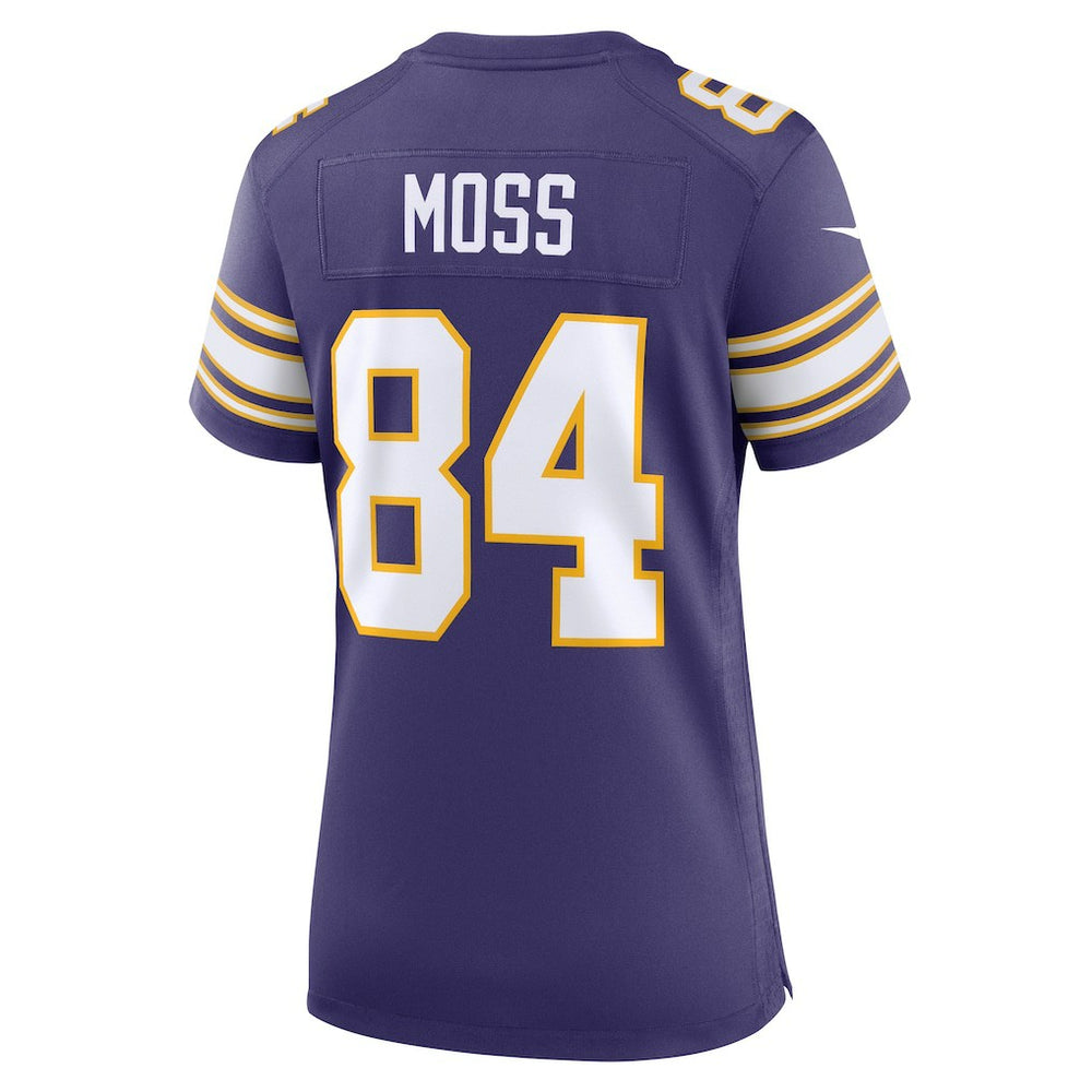 Randy Moss  Women's Classic Retired Player Game Jersey - Minnesota Vikings Jerseys