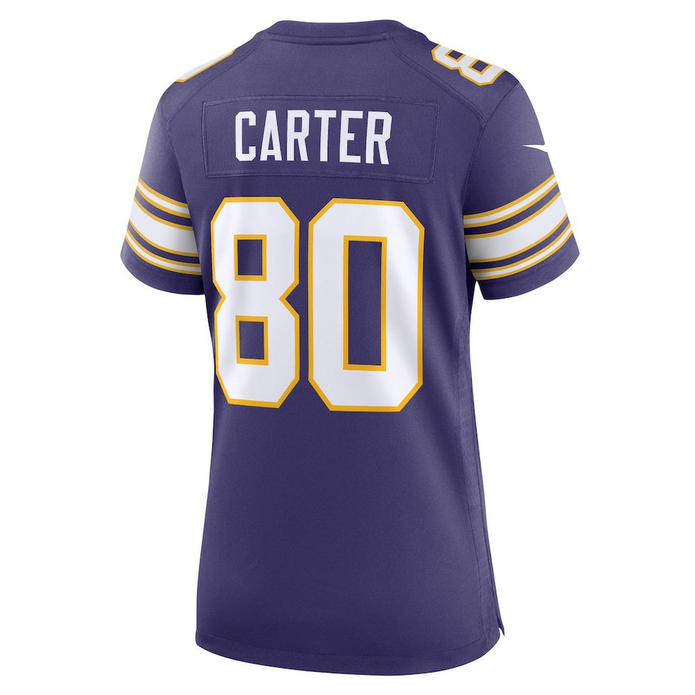 Cris Carter  Women's Classic Retired Player Game Jersey - Minnesota Vikings Jerseys