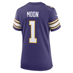 Warren Moon  Women's Classic Retired Player Game Jersey - Minnesota Vikings Jerseys