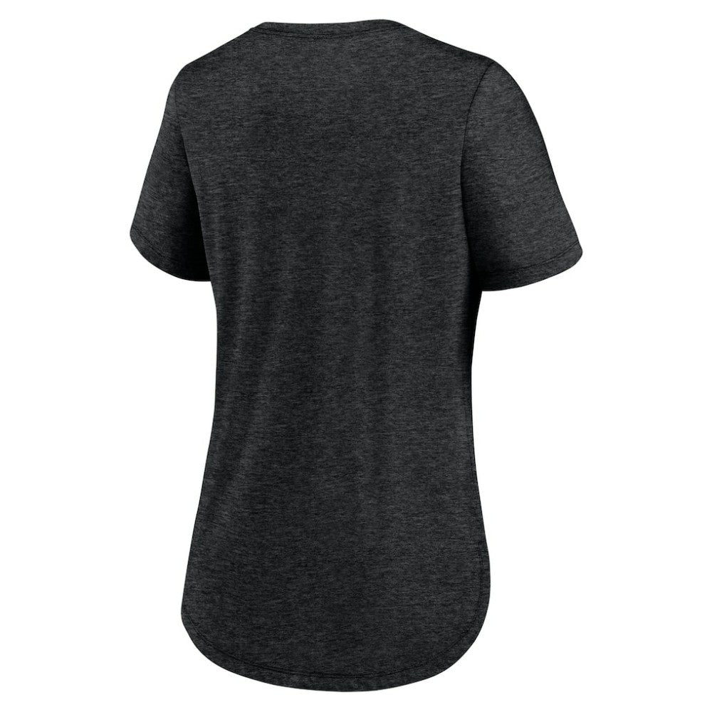 Charcoal Baltimore Orioles Nike Women's Big Swoosh Tri-Blend Scoop Neck T-Shirt