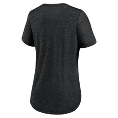 Charcoal Baltimore Orioles Nike Women's Big Swoosh Tri-Blend Scoop Neck T-Shirt