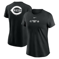 Black Cincinnati Reds Nike Women's Over Shoulder T-Shirt