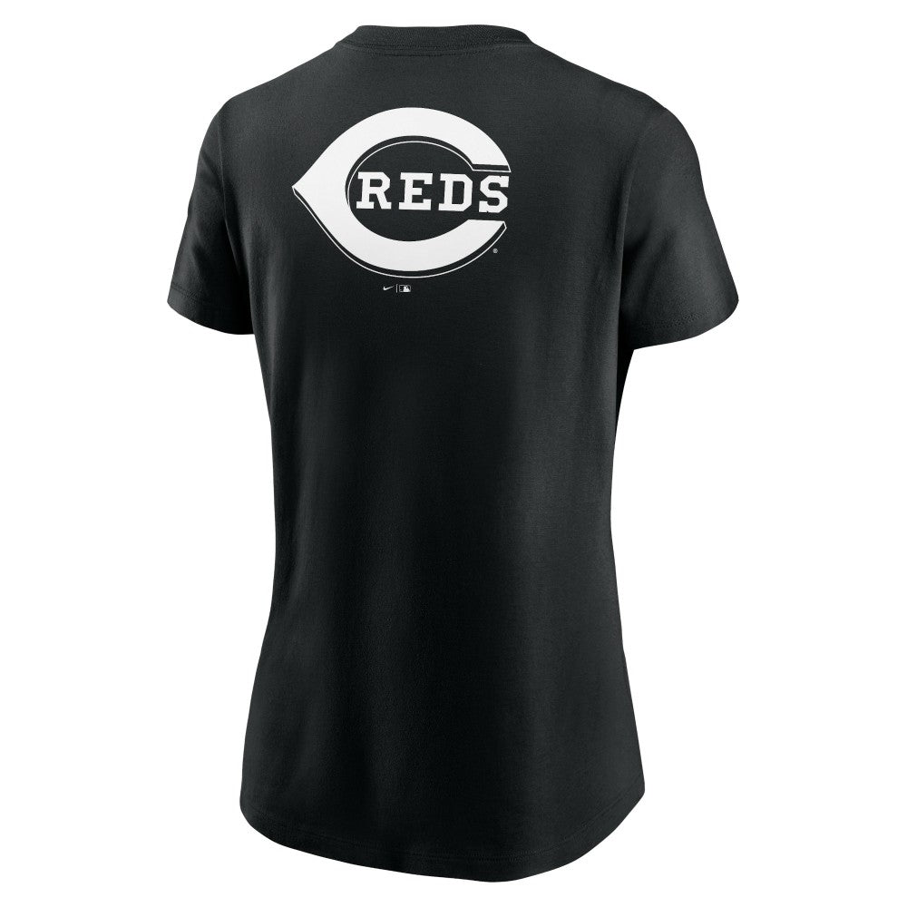 Black Cincinnati Reds Nike Women's Over Shoulder T-Shirt