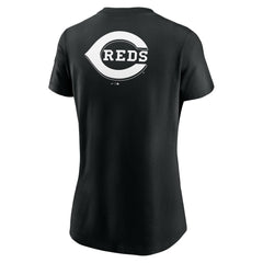 Black Cincinnati Reds Nike Women's Over Shoulder T-Shirt