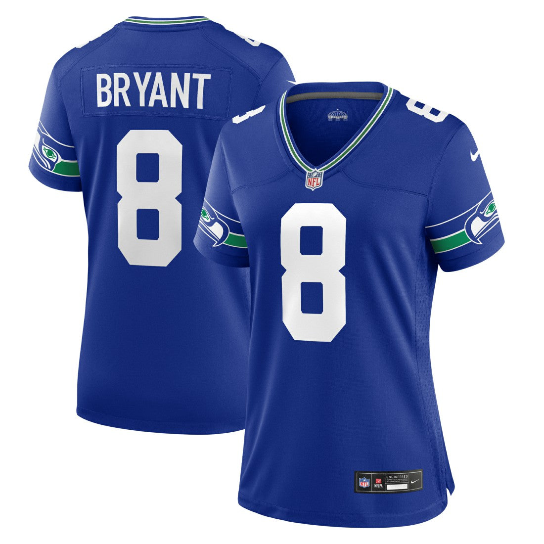 Coby Bryant  Women's Throwback Player Game Jersey - Seattle Seahawks Jerseys