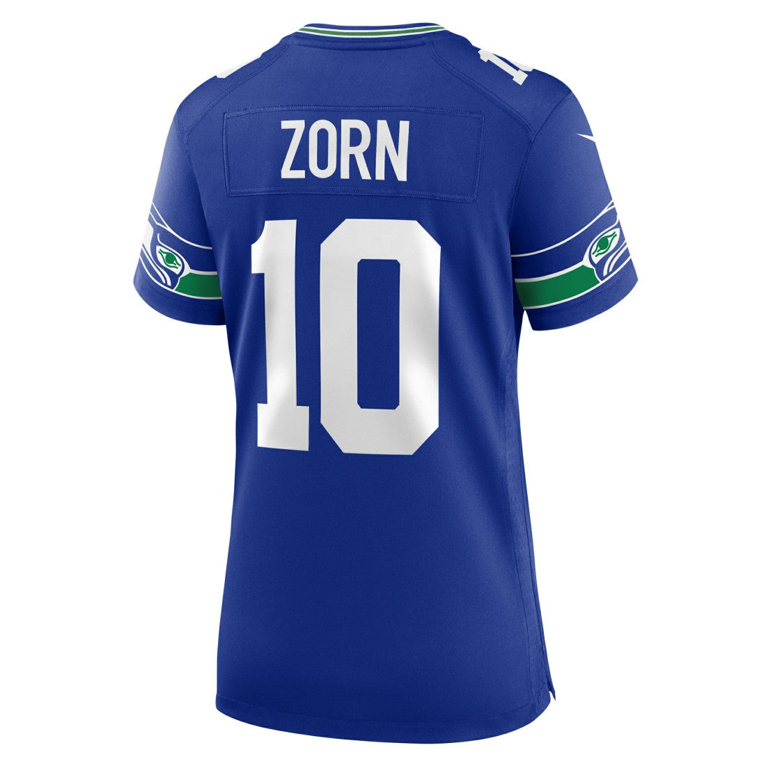 Jim Zorn  Women's Throwback Retired Player Game Jersey - Seattle Seahawks Jerseys