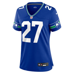 Tariq Woolen  Women's Throwback Player Game Jersey - Seattle Seahawks Jerseys