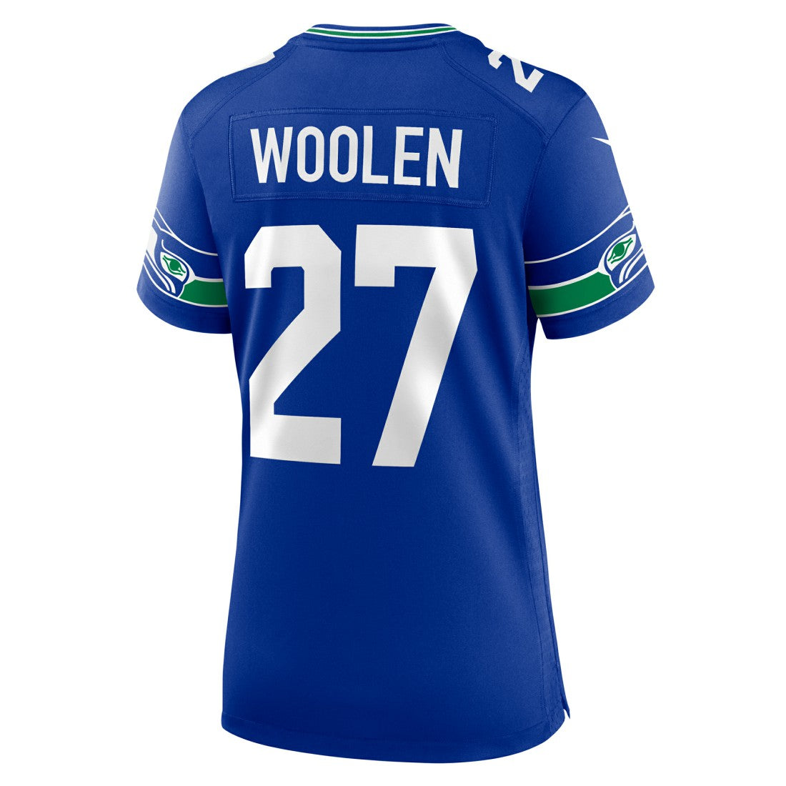 Tariq Woolen  Women's Throwback Player Game Jersey - Seattle Seahawks Jerseys