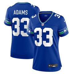 Jamal Adams  Women's Throwback Player Game Jersey - Seattle Seahawks Jerseys