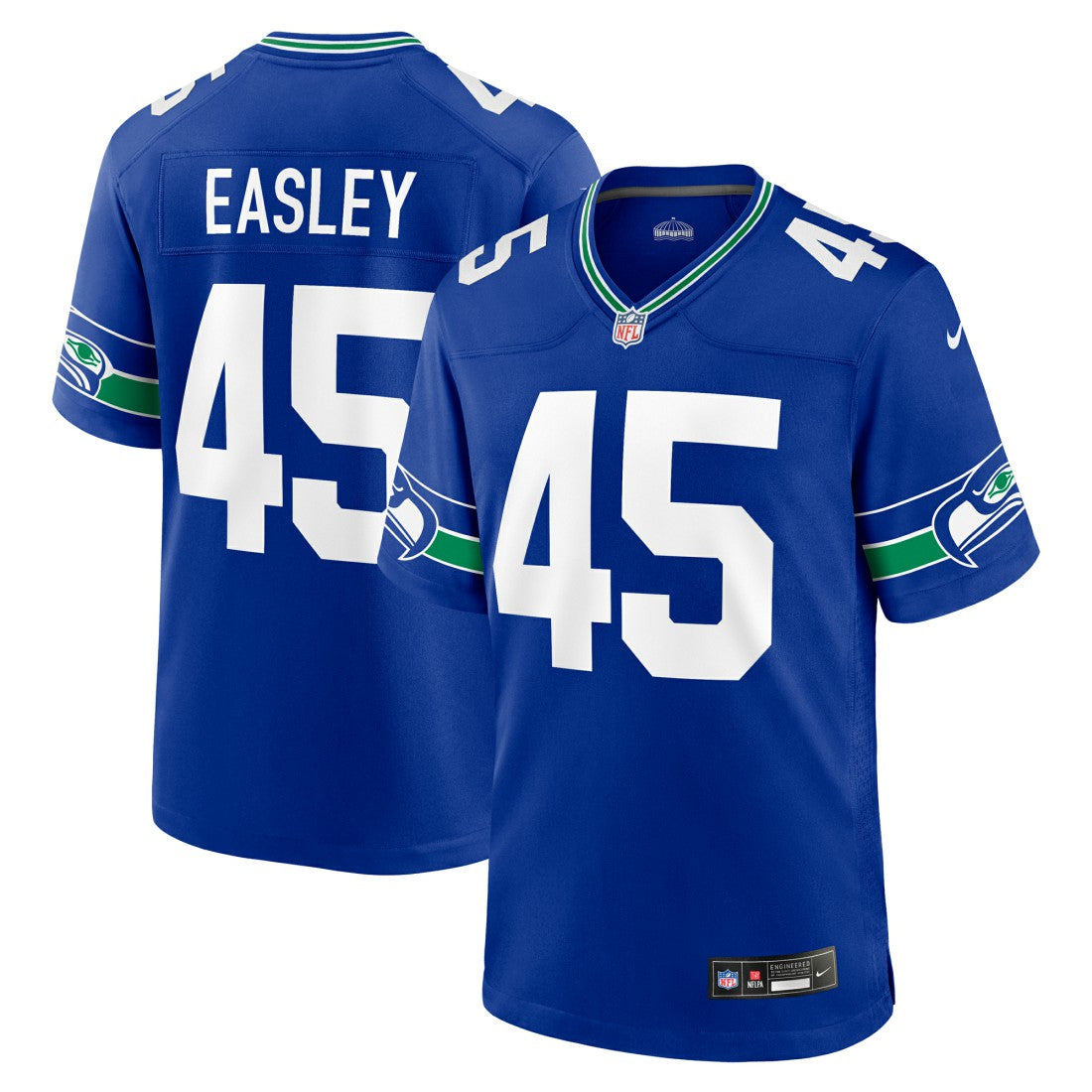Kenny Easley  Retired Player Alternate Game Jersey - Seattle Seahawks Jerseys