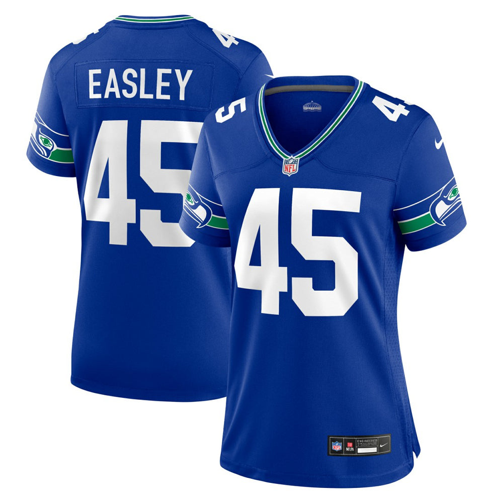 Kenny Easley  Women's Throwback Retired Player Game Jersey - Seattle Seahawks Jerseys