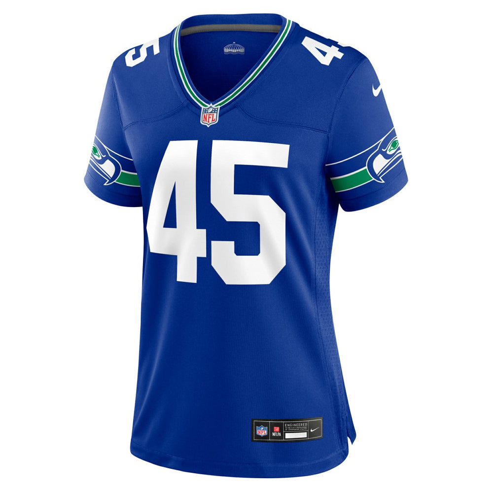 Kenny Easley  Women's Throwback Retired Player Game Jersey - Seattle Seahawks Jerseys