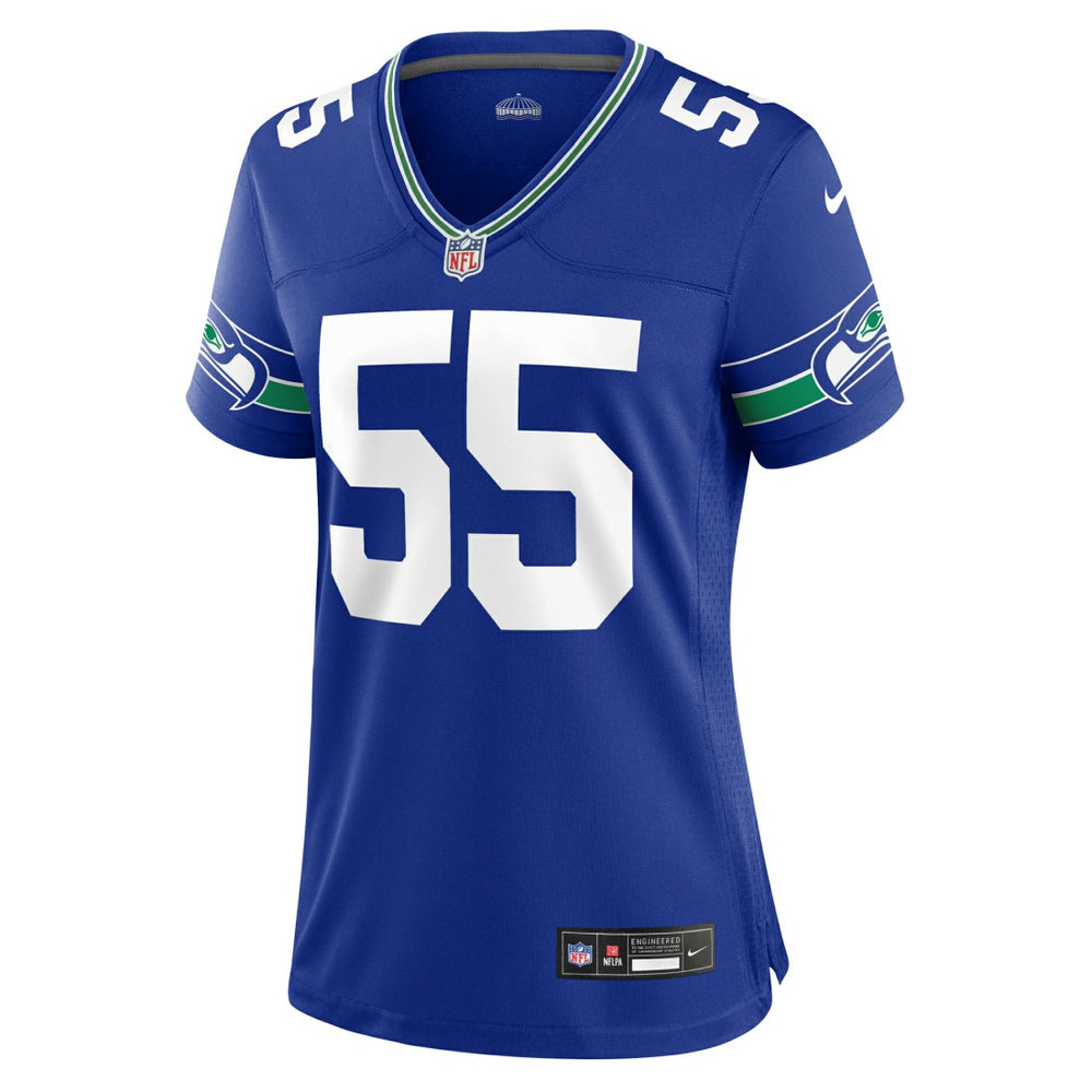 Brian Bosworth  Women's Throwback Retired Player Game Jersey - Seattle Seahawks Jerseys