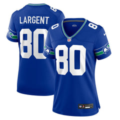 Steve Largent  Women's Throwback Retired Player Game Jersey - Seattle Seahawks Jerseys
