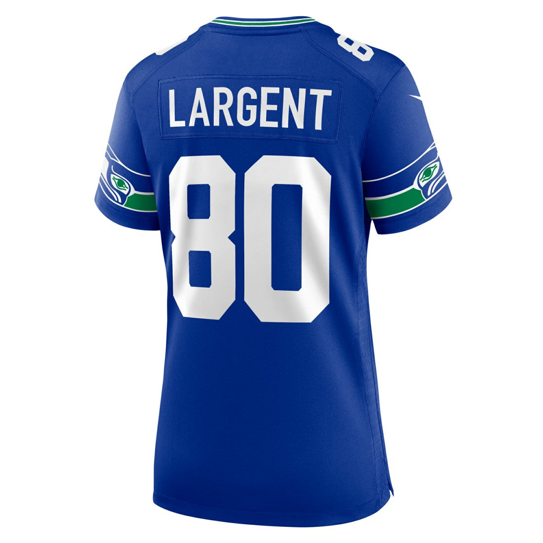 Steve Largent  Women's Throwback Retired Player Game Jersey - Seattle Seahawks Jerseys