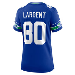 Steve Largent  Women's Throwback Retired Player Game Jersey - Seattle Seahawks Jerseys