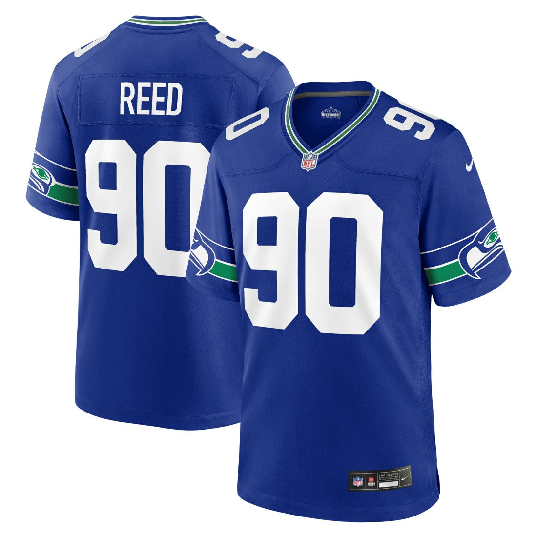 Jarran Reed  Alternate Game Jersey - Seattle Seahawks Jerseys