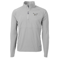 Cutter & Buck Adapt Eco Knit Hybrid Recycled Quarter-Zip Pullover Jacket - Philadelphia Eagles Pullover