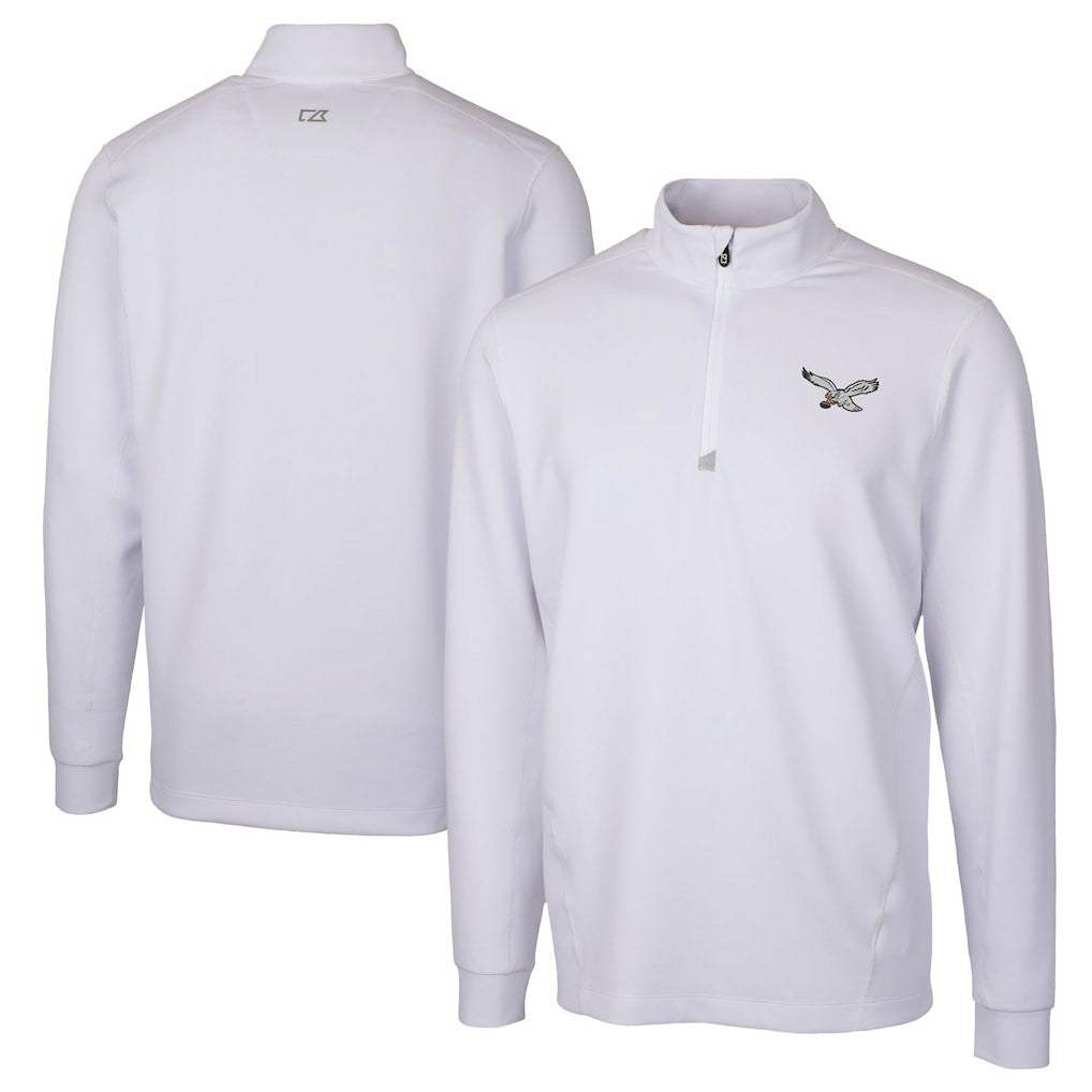 Cutter & Buck Traverse Stretch Quarter-Zip Pullover - Philadelphia Eagles Pullover