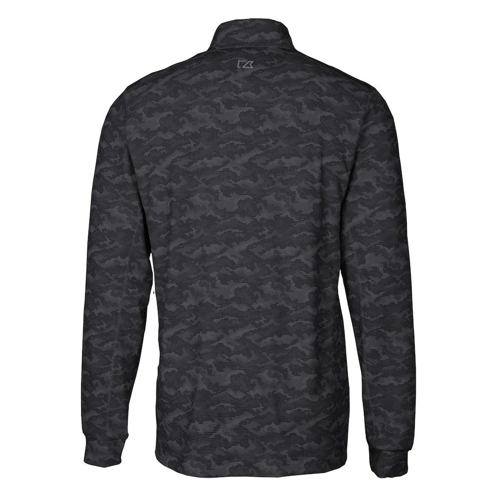 Cutter & Buck Traverse Camo Print Stretch Quarter-Zip Pullover - Philadelphia Eagles Pullover