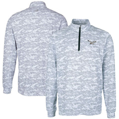 Cutter & Buck Traverse Camo Print Stretch Quarter-Zip Pullover - Philadelphia Eagles Pullover