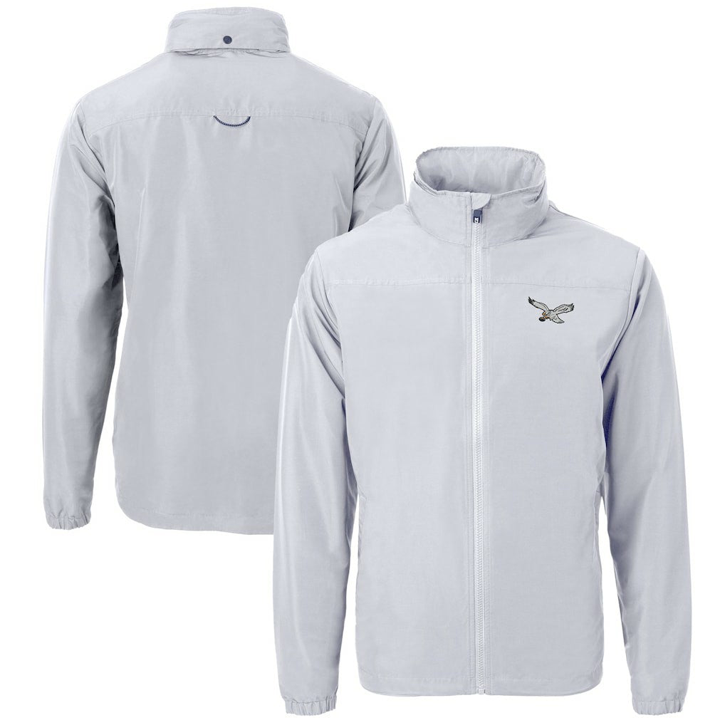 Cutter & Buck Charter Eco Recycled Full-Zip Jacket - Philadelphia Eagles Jackets