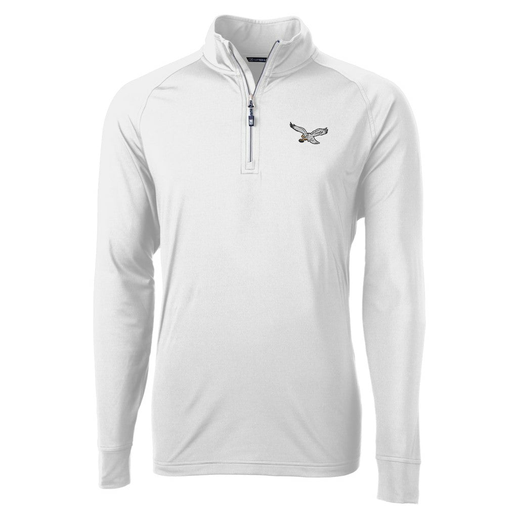 Cutter & Buck Eco Knit Stretch Recycled Quarter-Zip Pullover - Philadelphia Eagles Pullover
