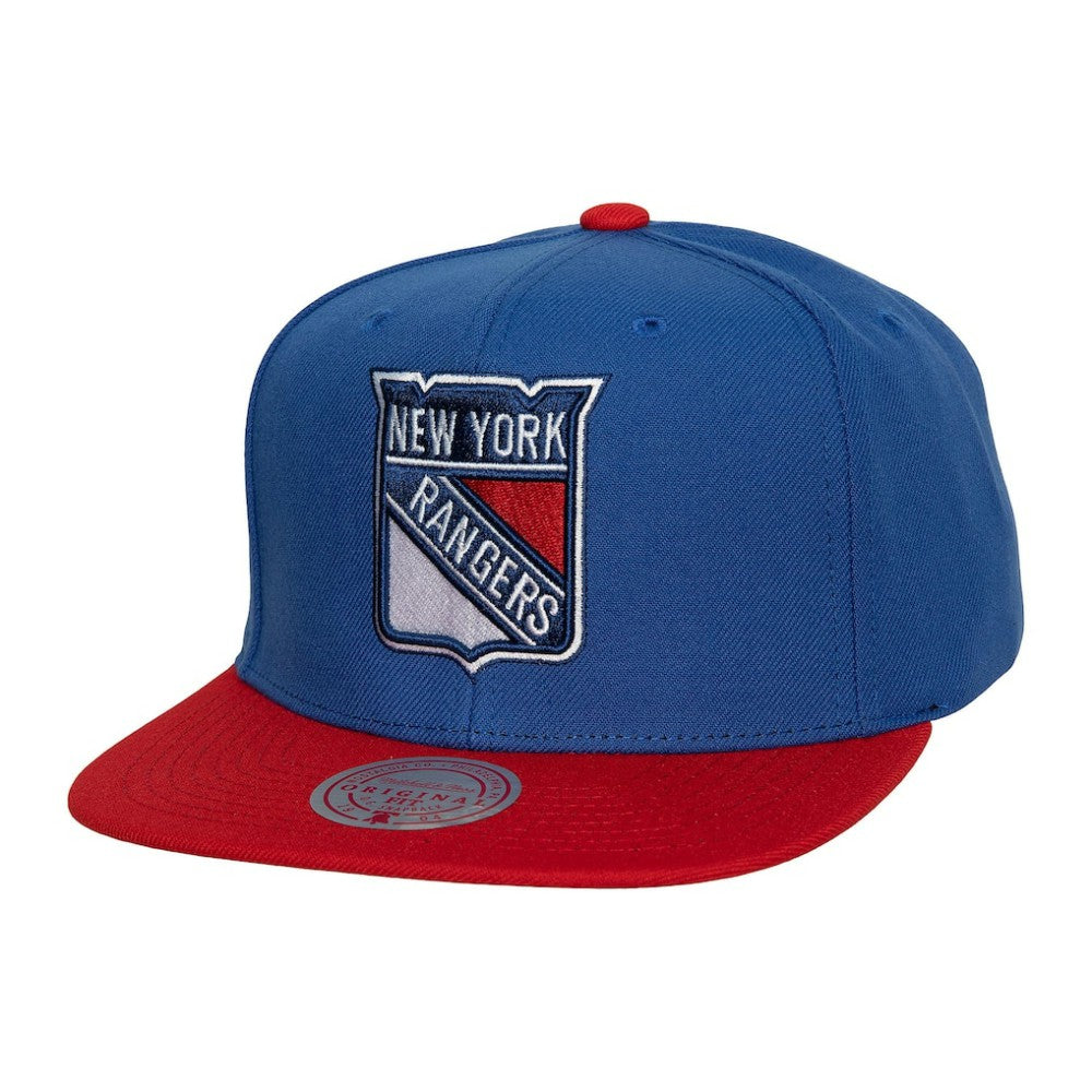 NHL New York Rangers Mitchell & Ness Core Team Ground 2.0 Snapback Hat