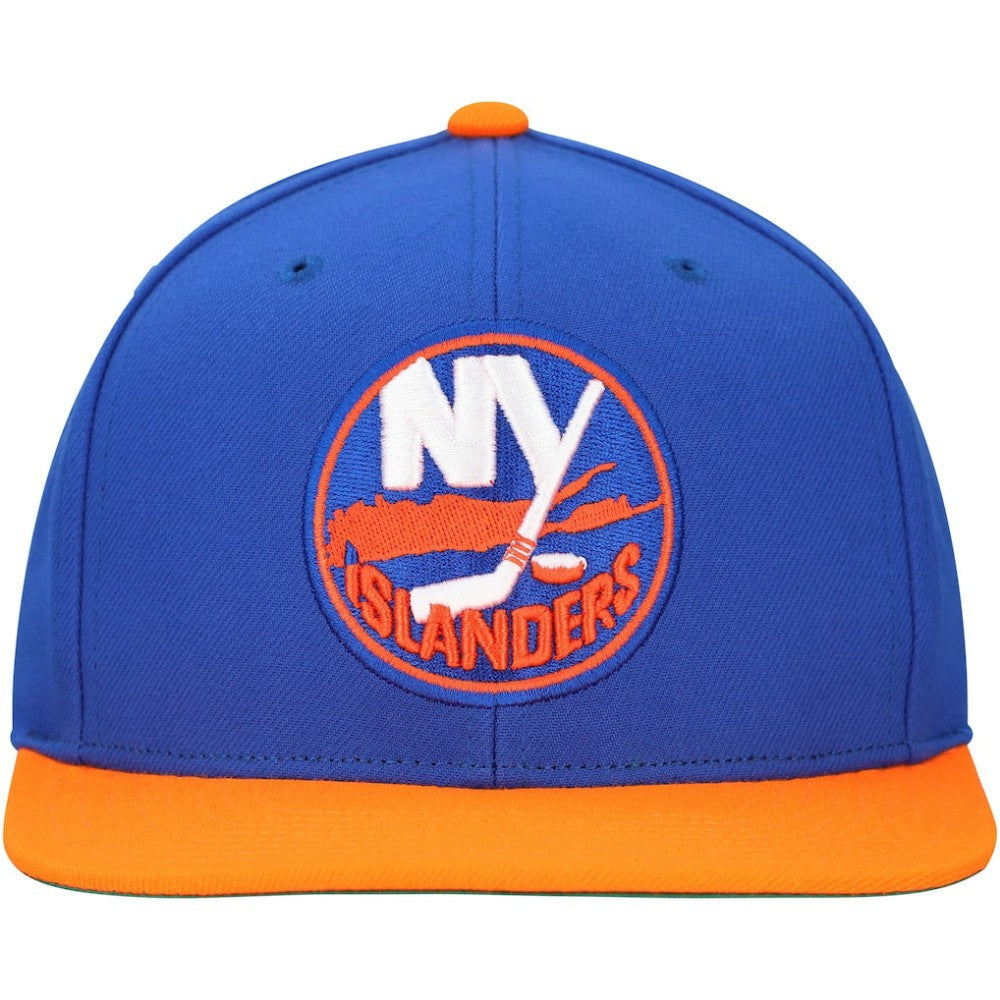 NHL New York Islanders Mitchell & Ness Core Team Ground 2.0 Snapback Hat