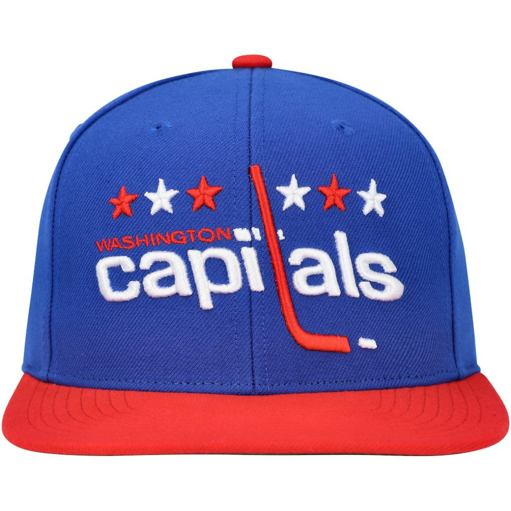 NHL Washington Capitals Mitchell & Ness Core Team Ground 2.0 Snapback Hat