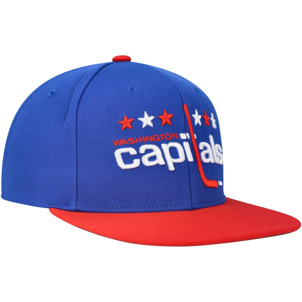 NHL Washington Capitals Mitchell & Ness Core Team Ground 2.0 Snapback Hat