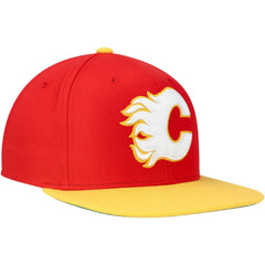 NHL Calgary Flames Mitchell & Ness Core Team Ground 2.0 Snapback Hat