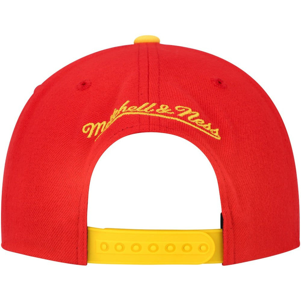 NHL Calgary Flames Mitchell & Ness Core Team Ground 2.0 Snapback Hat