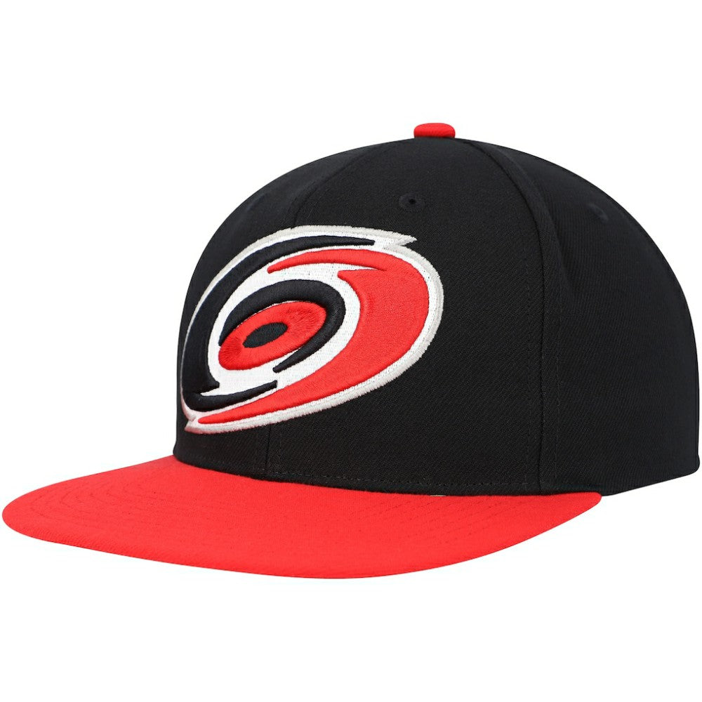 NHL Carolina Hurricanes Mitchell & Ness Core Team Ground 2.0 Snapback Hat