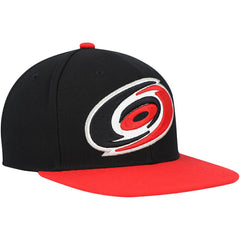 NHL Carolina Hurricanes Mitchell & Ness Core Team Ground 2.0 Snapback Hat
