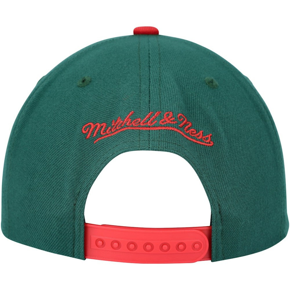 NHL Minnesota Wild Mitchell & Ness Core Team Ground 2.0 Snapback Hat