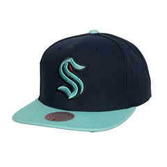 NHL Seattle Kraken Mitchell & Ness Core Team Ground 2.0 Snapback Hat