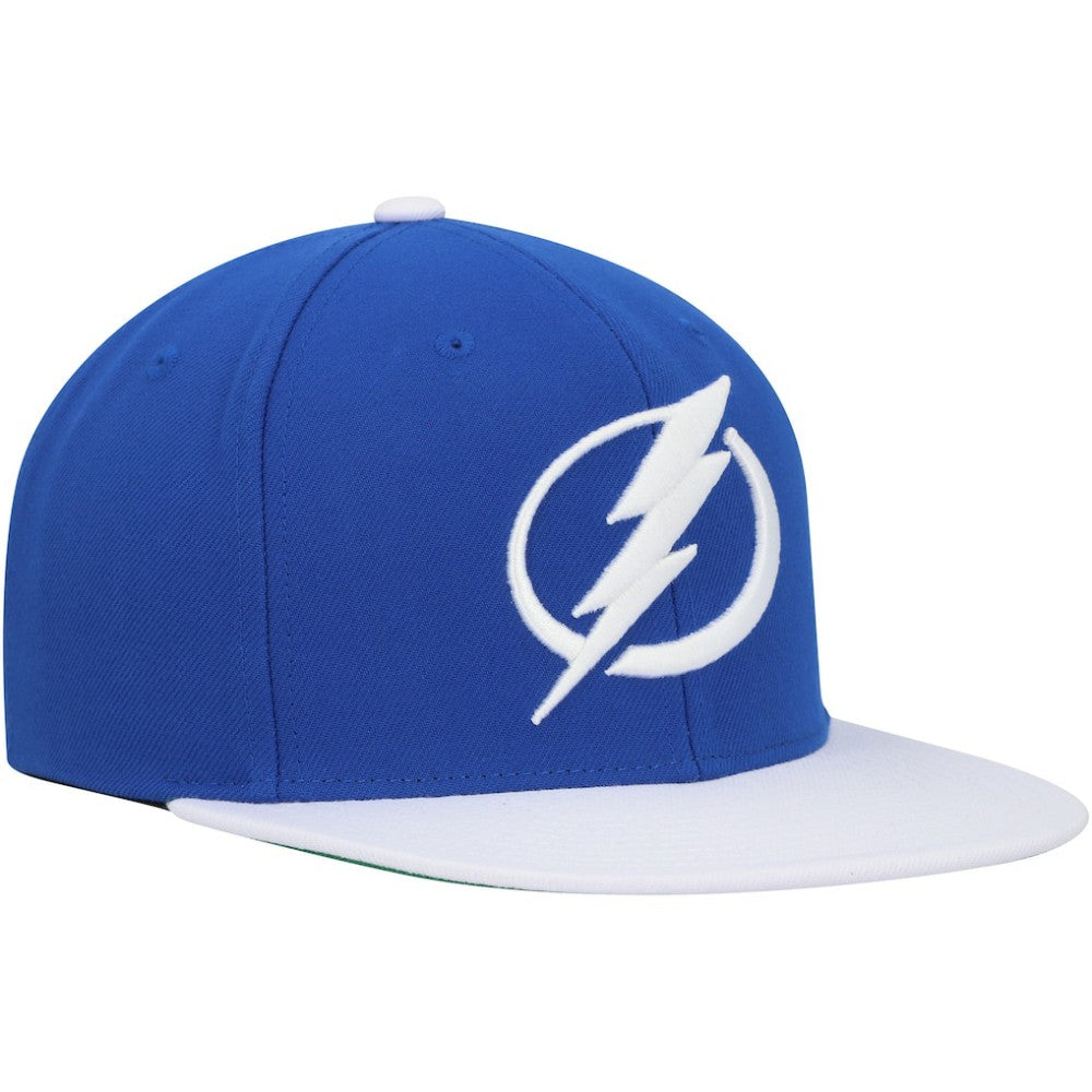 NHL Tampa Bay Lightning Mitchell & Ness Core Team Ground 2.0 Snapback Hat