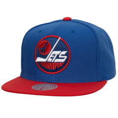 NHL Winnipeg Jets Mitchell & Ness Core Team Ground 2.0 Snapback Hat