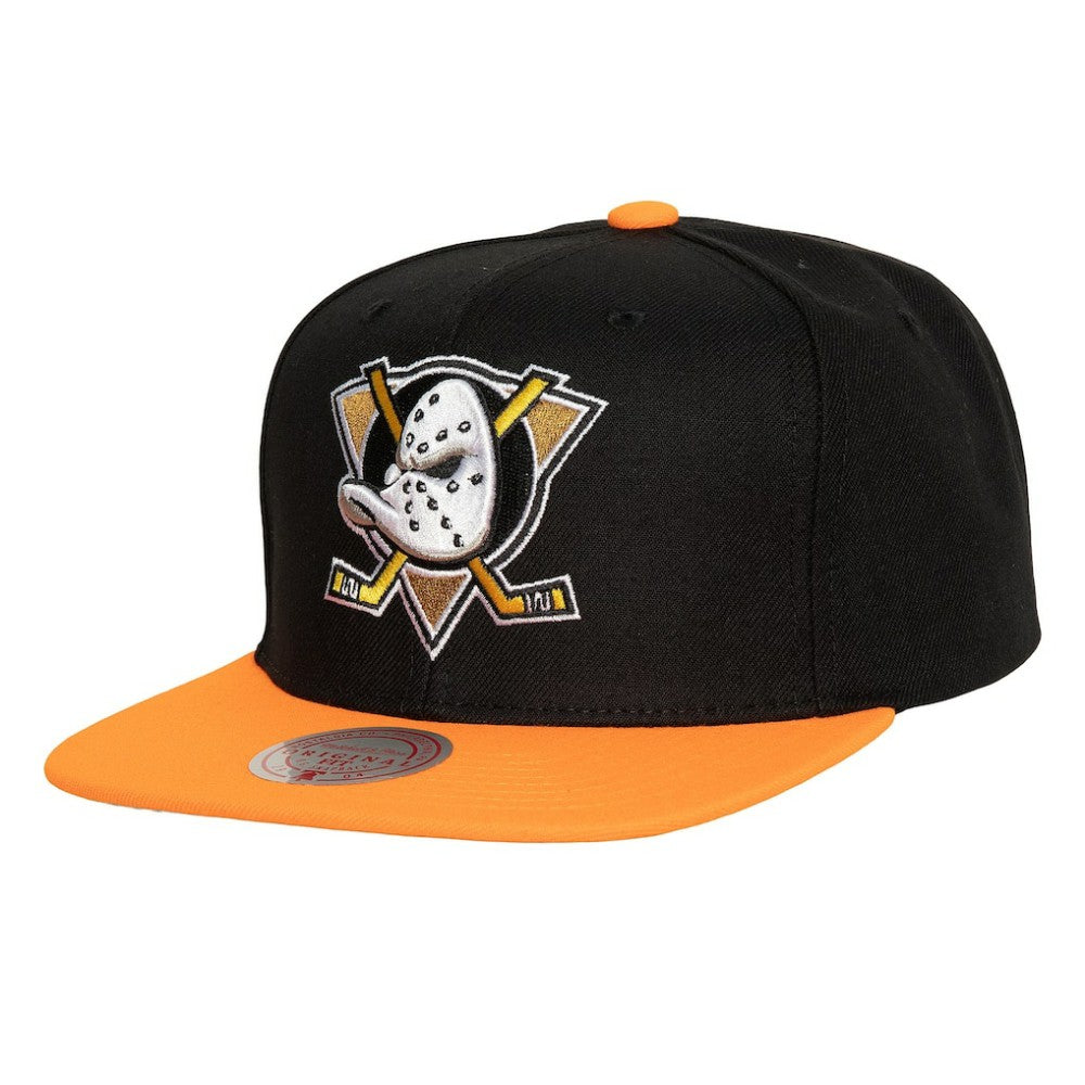 NHL Anaheim Ducks Mitchell & Ness Core Team Ground 2.0 Snapback Hat