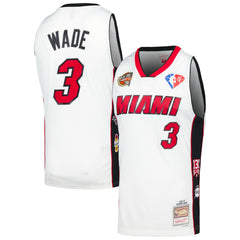 Mitchell & Ness Dwyane Wade Miami Heat Unisex Hall of Fame Class of 2023 Throwback Swingman Jersey