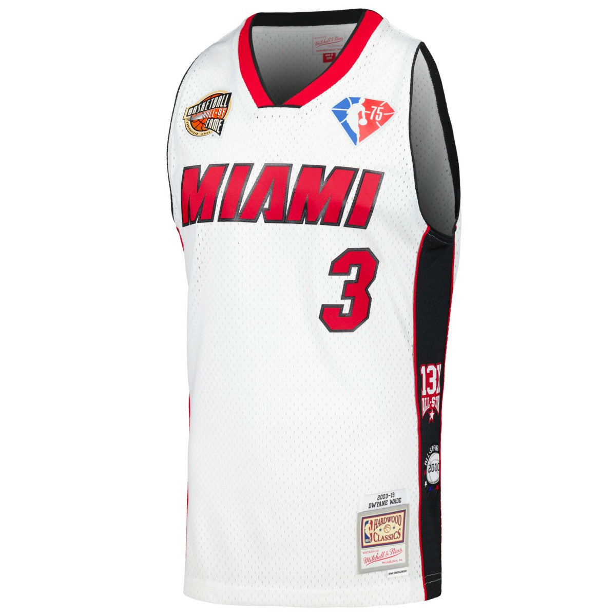 Mitchell & Ness Dwyane Wade Miami Heat Unisex Hall of Fame Class of 2023 Throwback Swingman Jersey